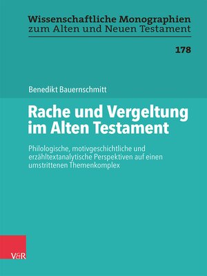 cover image of Rache und Vergeltung im Alten Testament